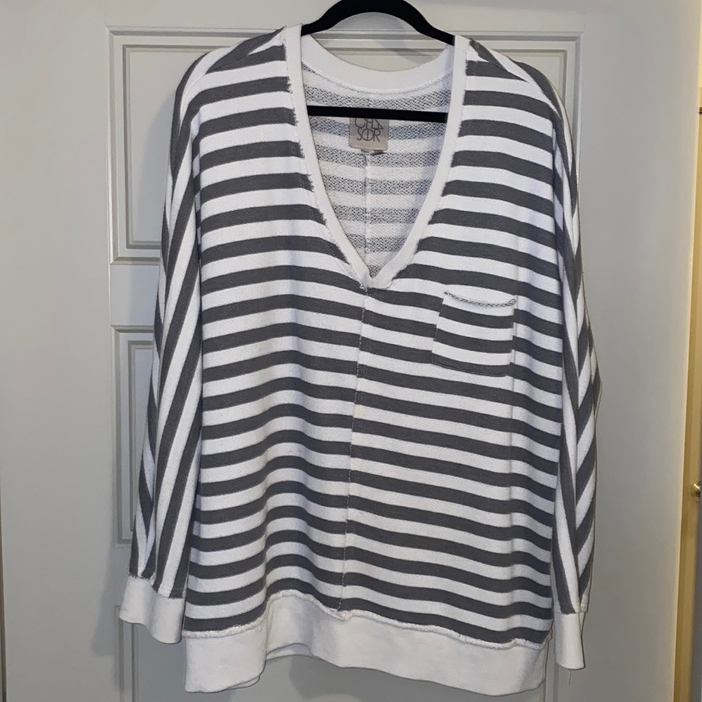 Chaser striped pullover